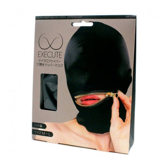 Execute Microfiber Mouth Open Zipper Mask