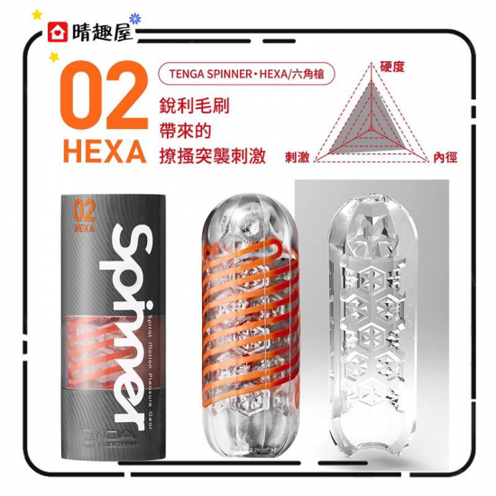 TENGA SPINNER 02 HEXA