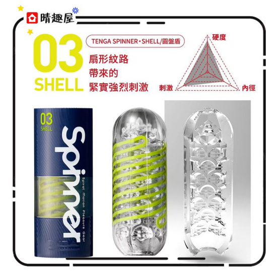 TENGA SPINNER 03 SHELL