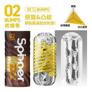 Tenga Spinner DX 02 Bumps 蛇龍卷 極上迴旋飛機杯