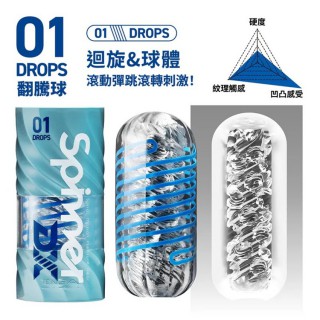 Tenga Spinner DX 01 Drops 翻騰球 極上迴旋飛機杯