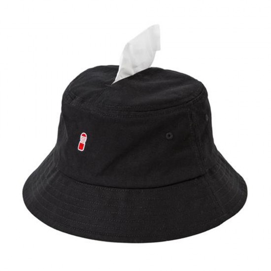 Tenga Pocket Hat 刺繡紙巾漁夫帽