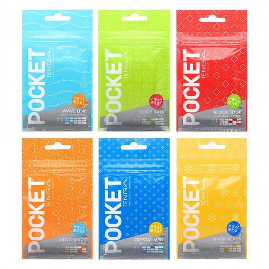 Tenga Pocket 一次性飛機杯 一套 6 款 Tenga Pocket 一次性飛機杯 一套 6 款