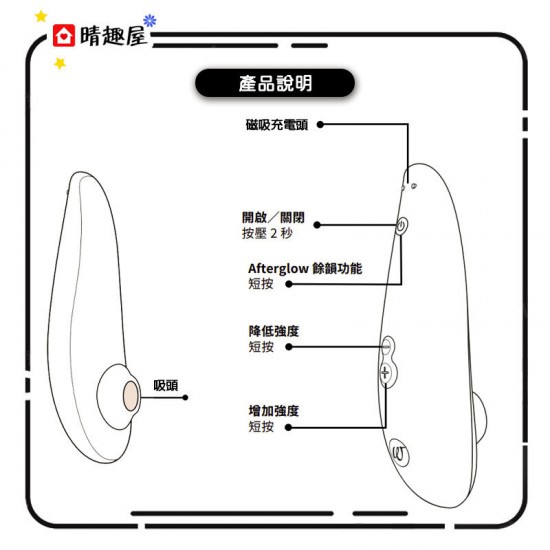 Womanizer Classic 2 陰蒂吸吮器 黑色