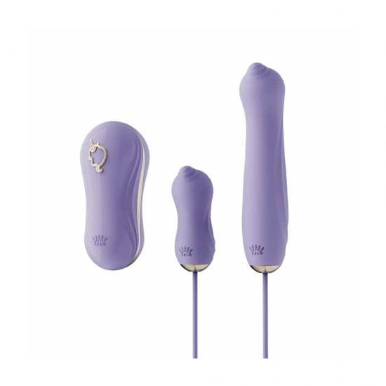 Zalo Unicorn Suction Massager Set Violet Zalo Unicorn Suction Massager Set Violet