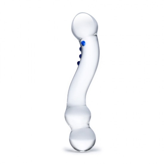 Glas 6 Inch Curved Glass G Spot Dildo