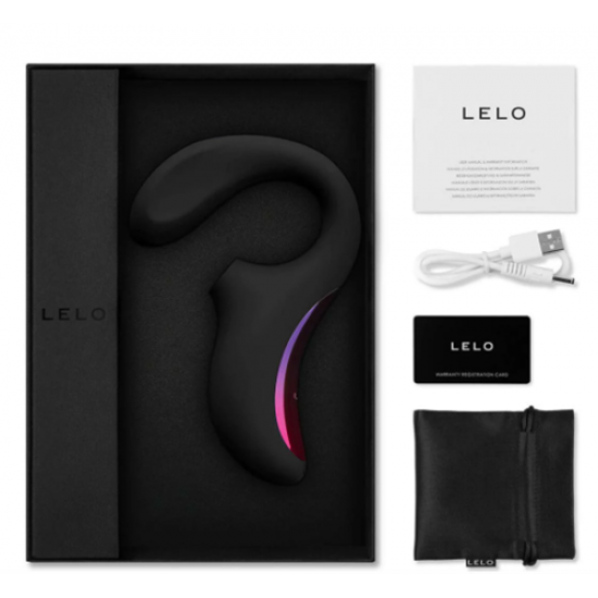 Lelo Enigma Dual Stimulation Sonic Massager Black Lelo Enigma Dual Stimulation Sonic Massager Black
