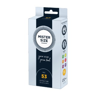 Mister Size Condoms 53mm 10pcs Mister Size Condoms 53mm 10pcs