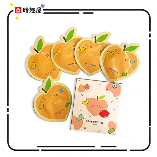 Play and Joy Oral Sex Gel Peach 3ml 5pcs Play and Joy Oral Sex Gel Peach 3ml 5pcs