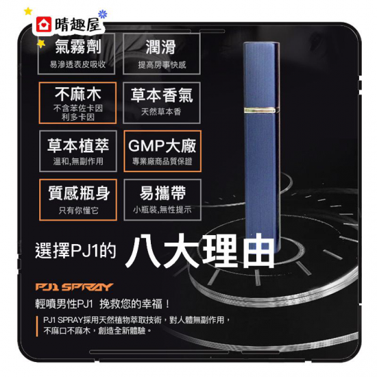 Play and Joy PJ1 Power Man Long Lasting Delay Spray 15ml Play and Joy PJ1 Power Man Long Lasting Delay Spray 15ml