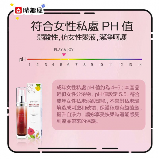 Play and Joy Rose Maca 玫瑰緊實潤滑液 35ml