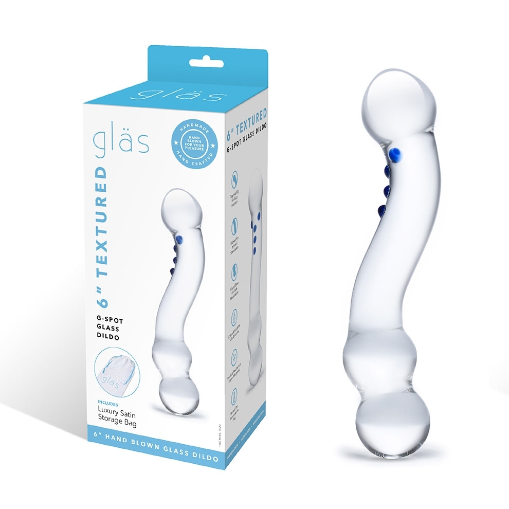 adult loving｜Glas 6 Inch Curved Glass G Spot Dildo