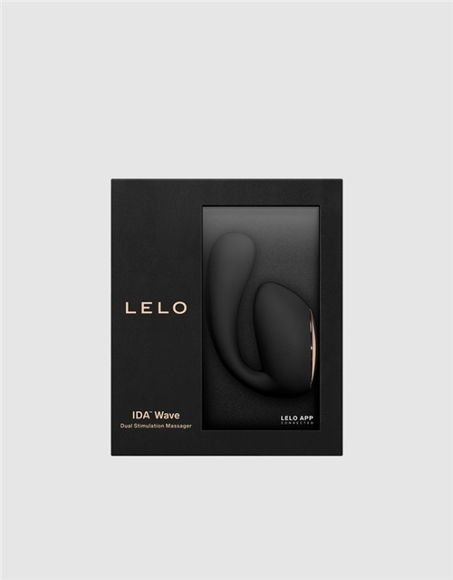 Lelo Ida Wave 智能遙控雙頭旋轉刺激按摩器 黑色 - 晴趣屋