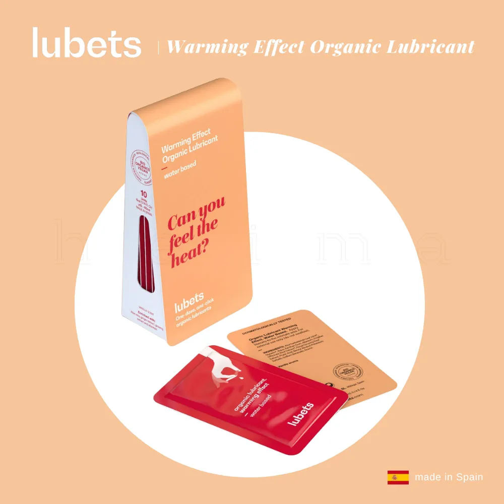 Lubets Organic Lubricant Warming Effect 10x4ml - Adult Loving
