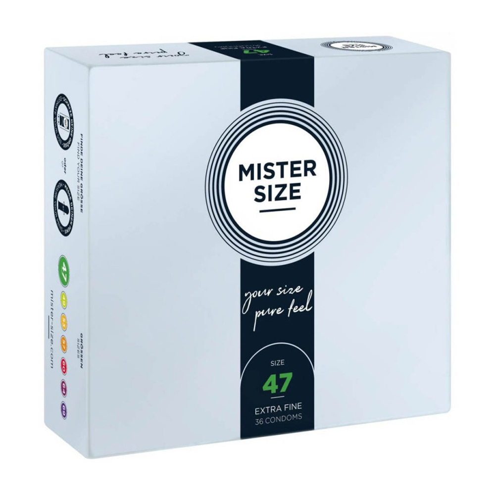 Mister Size Condoms 47mm 36pcs - Adult Loving