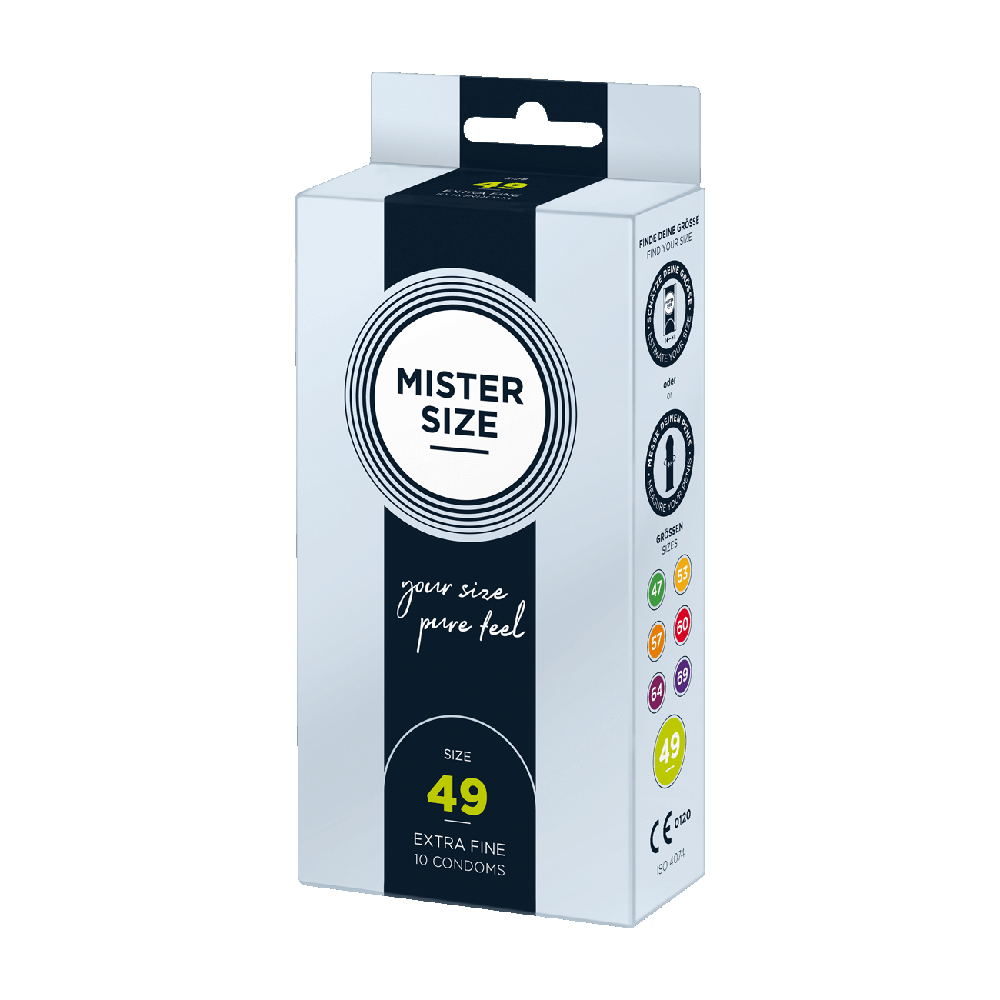 adultloving｜Mister Size Condoms 49mm 10pcs