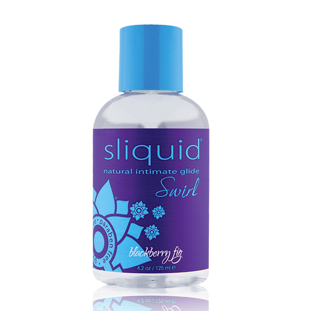 Sliquid Swirl Natural Lubricant Blackberry Fig 125ml - Adult Loving