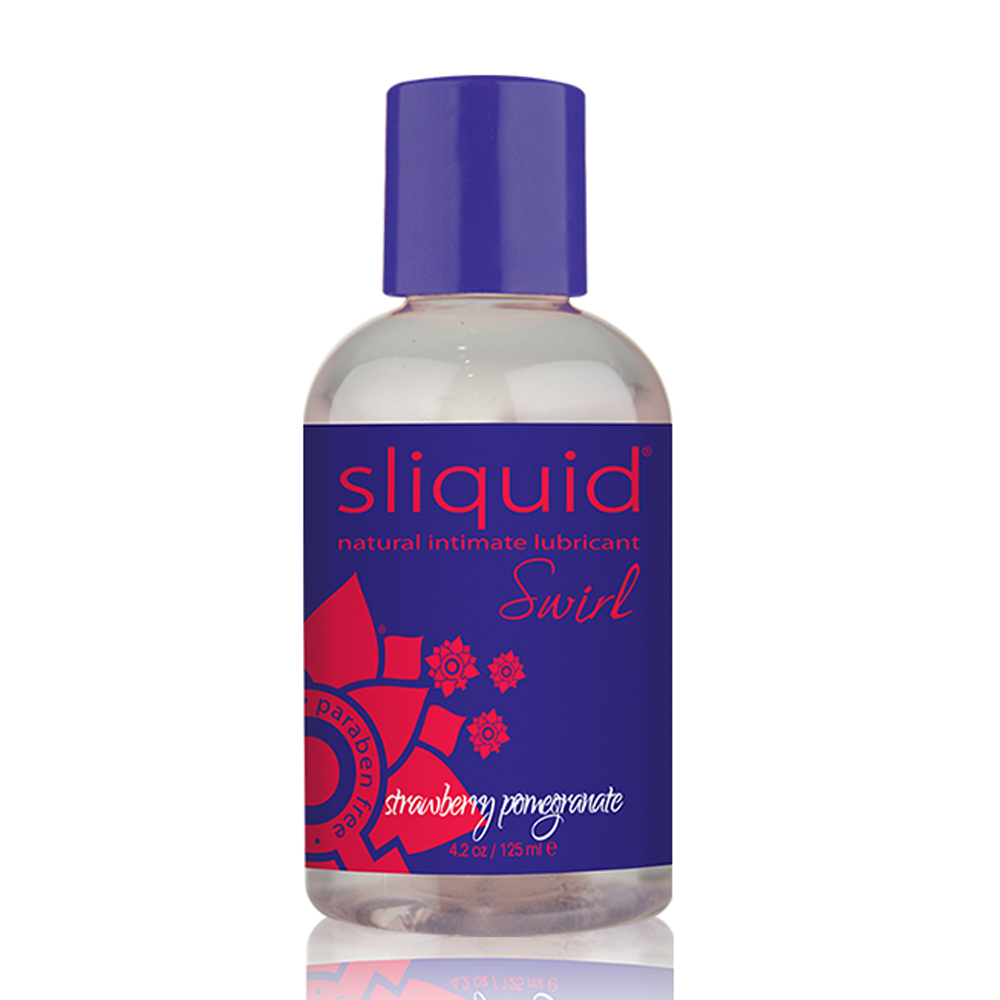 Sliquid Swirl Natural Lubricant Strawberry Pomegranate 125ml - Adult Loving